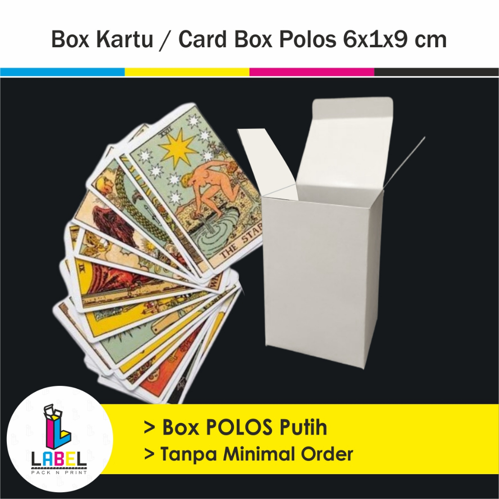 

Dus kemasan kartu / Card Box Uk. 6 x 1 x 9 cm POLOS