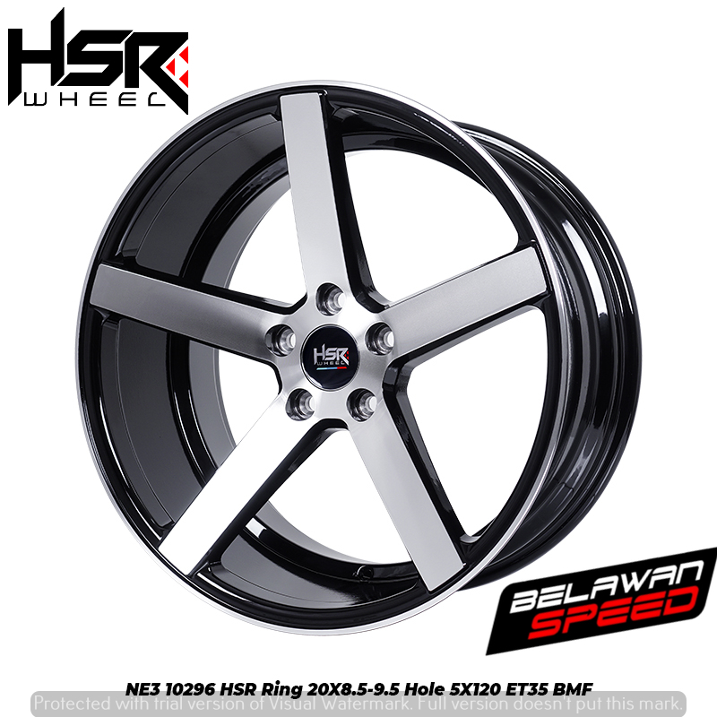 VELG MOBIL HSR NE03  RING 20 UNTUK MOBIL BMW Seri 3 (E90, F30), Seri 5 (E60, F10)  BMW X1, X3, PELEK