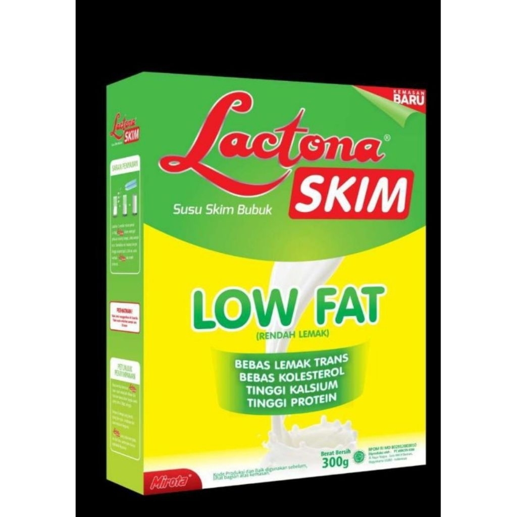 

Lactona Skim Low Fat 300Gr Original/ Plain