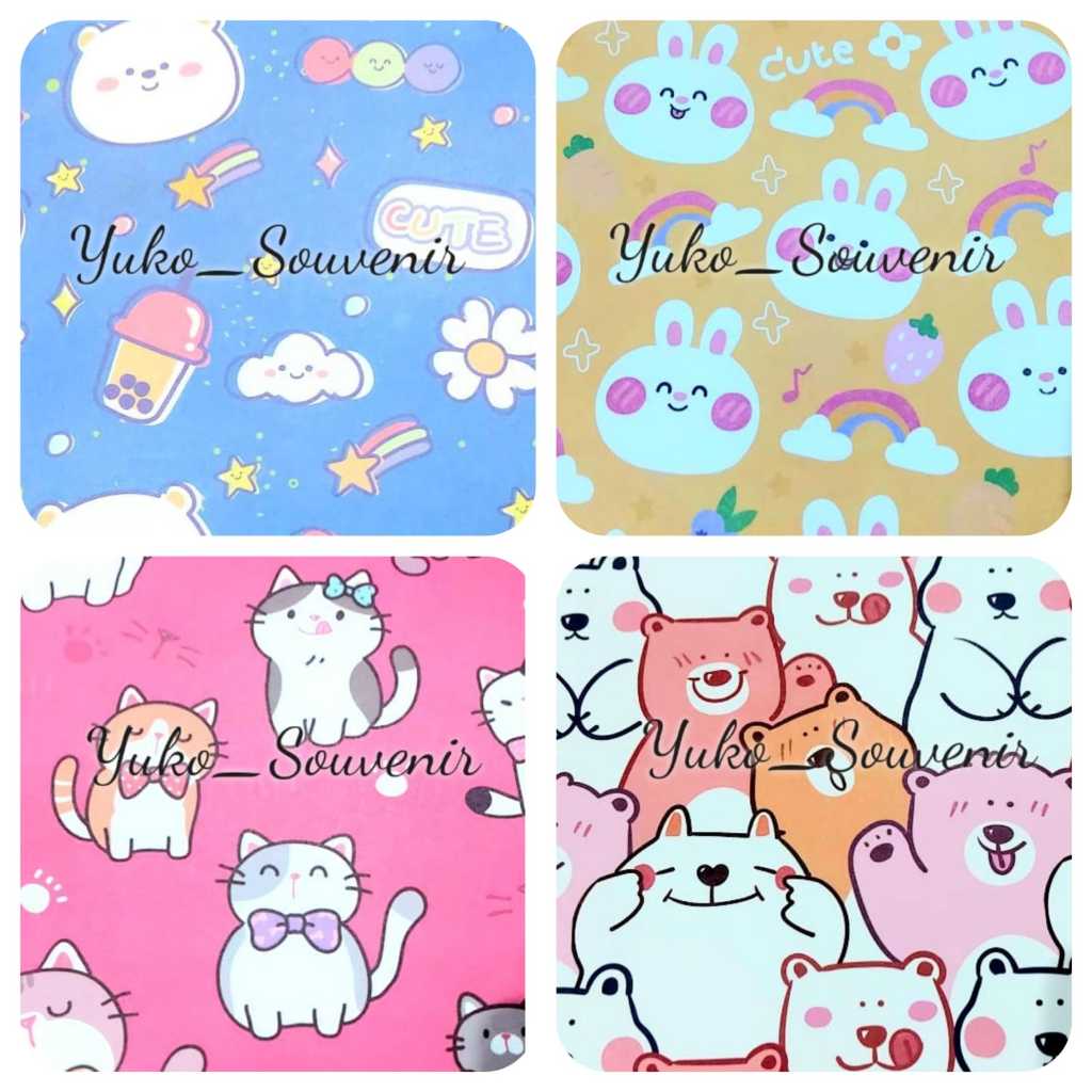 

Kertas Kado Motif Binatang Ala Jepang Doff Kertas Kado Jepang Motif Binatang Lucu Matte Tebal Kertas Kado Kucing Beruang Matte Jepang