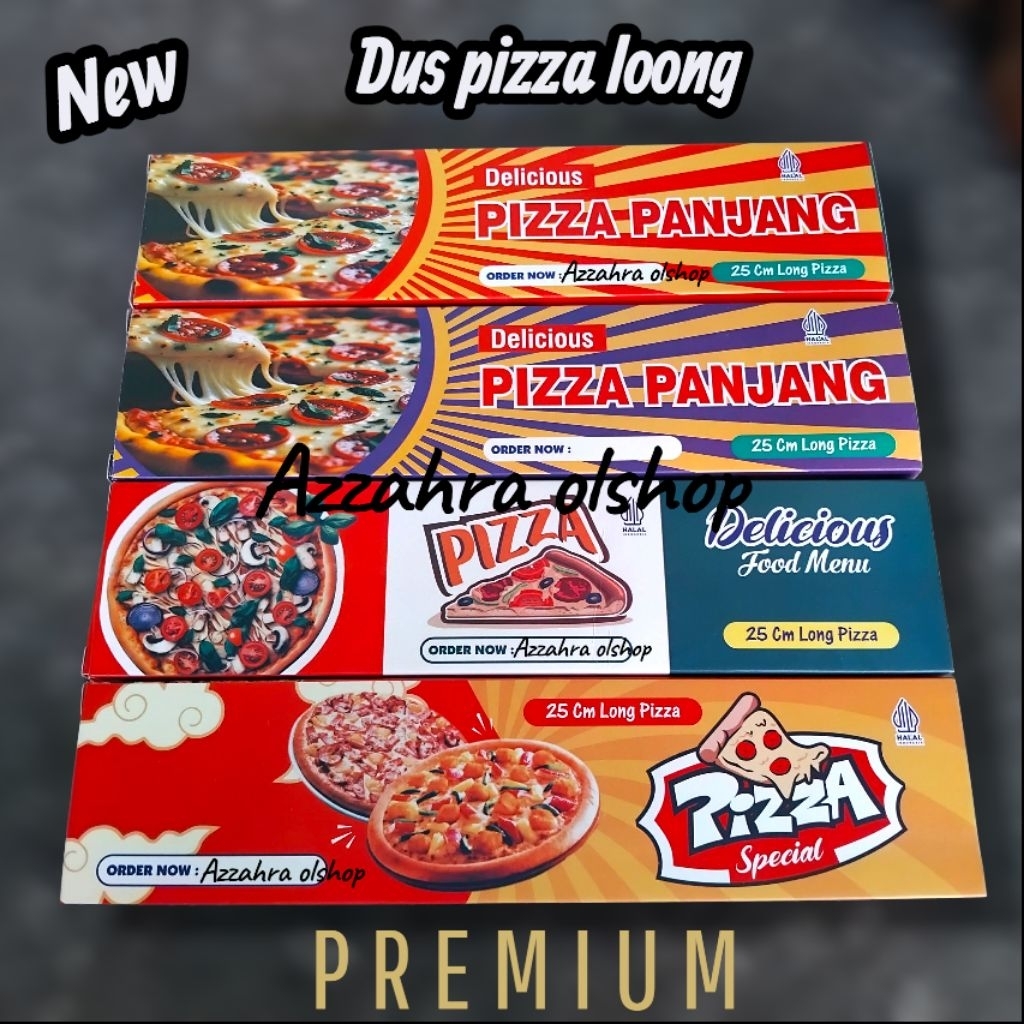

Box pizza long / dus pizza panjang / kemasan pizza