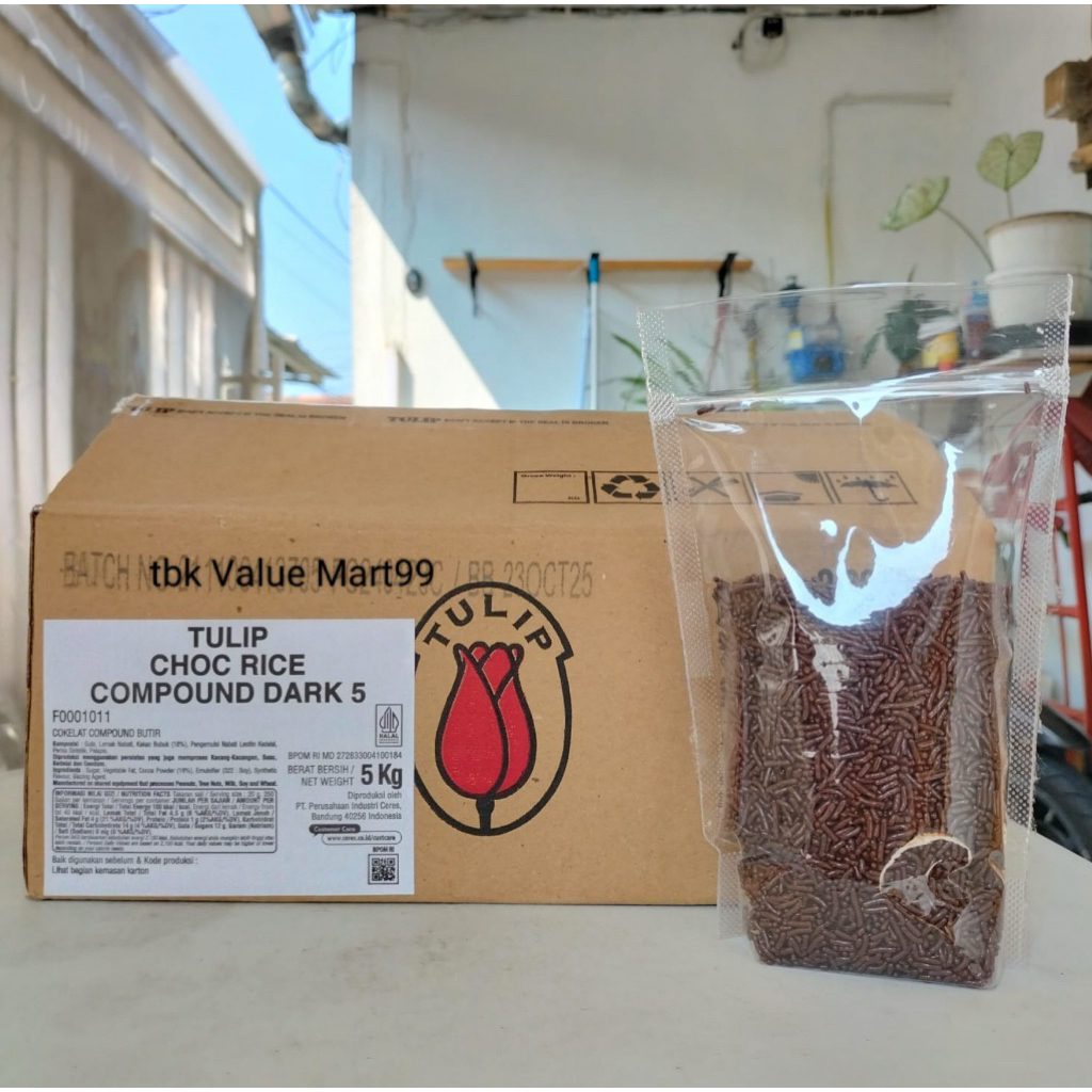 

TULIP MESES COKLAT CHOCORICE 1 DUS isi 5 KG