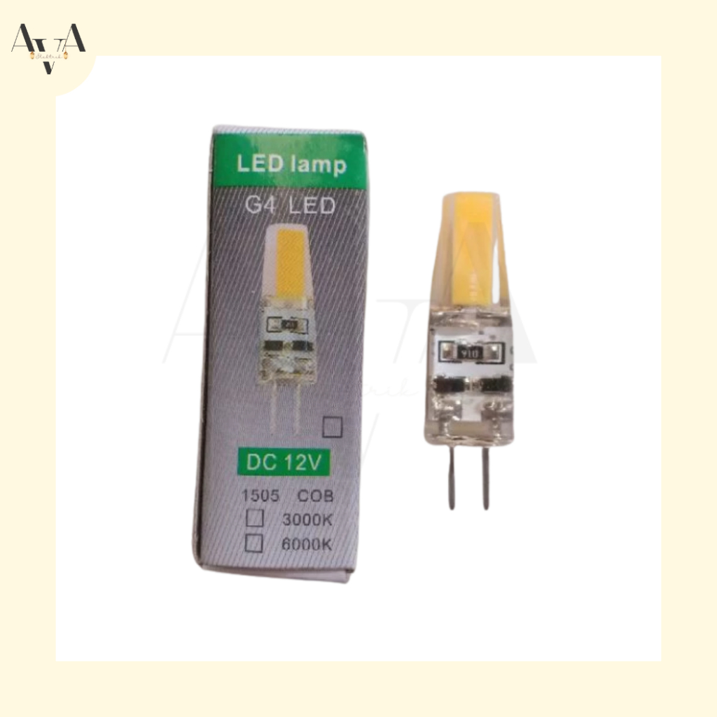 COB LED G4 2 Watt DC 12V Lampu Tusuk Pengganti Lampu Halogen