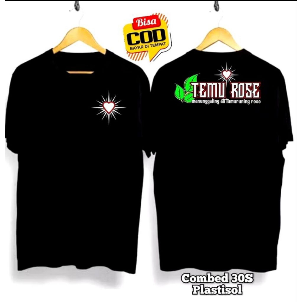 KAOS PSHT DISTRO COMBED TERBARU HITAM KAOS PSHT TEMU ROSE