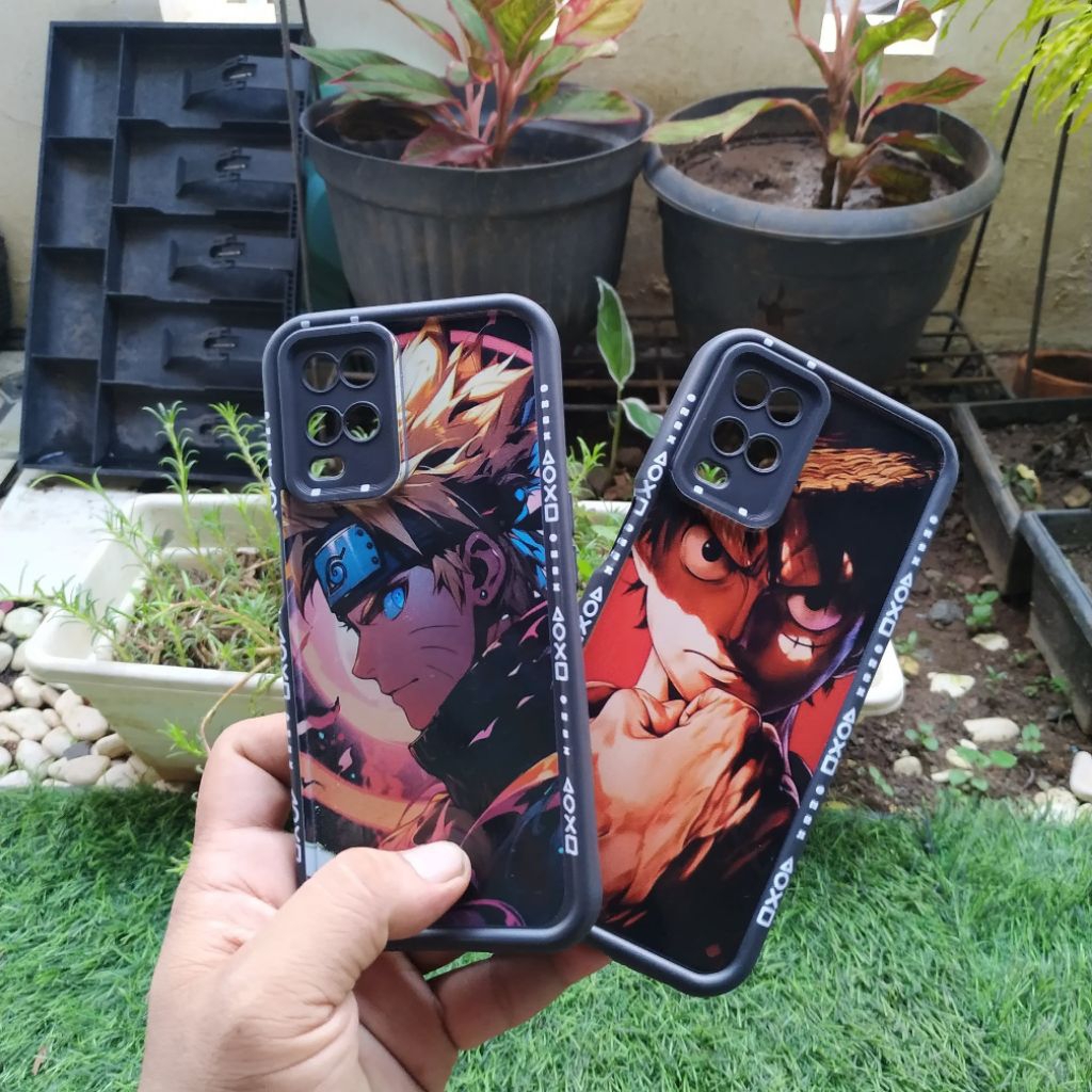 Case Oppo A54 4G CPH2239 SOFTCASE Matte Rose Motif Anime One Piece Naruto
