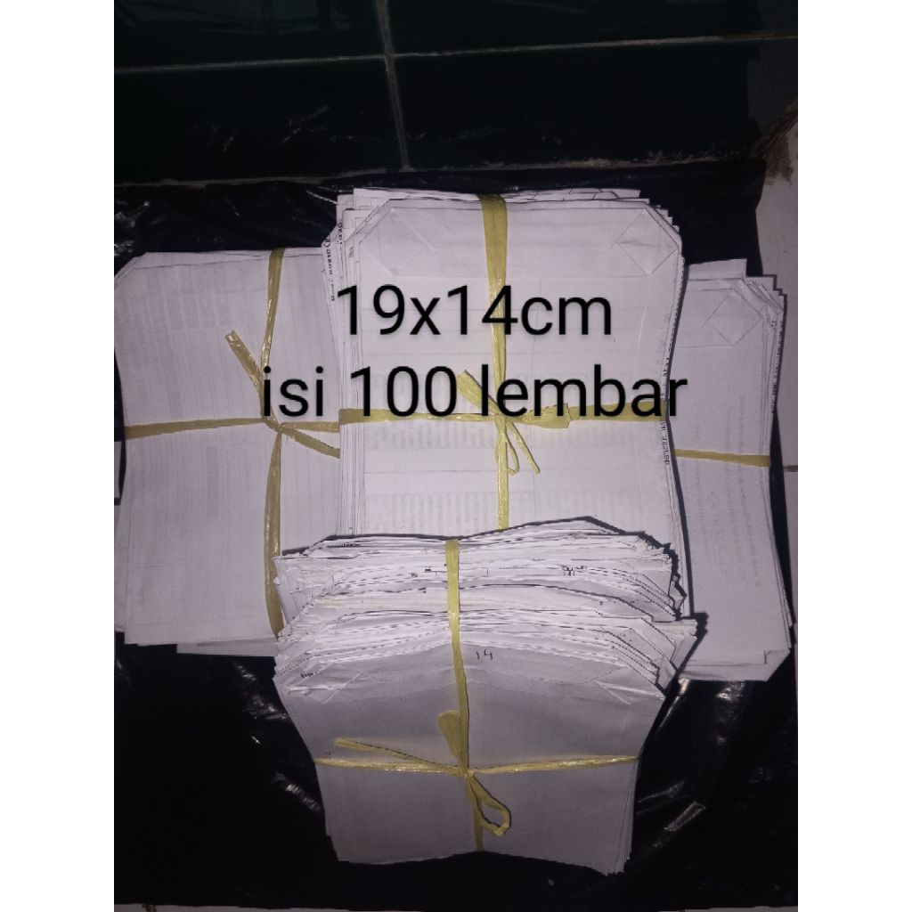 wadah makanan,amplop wadah chiken /kertas wadah chiken/kantong kertas gorengan/isi 100 lembar