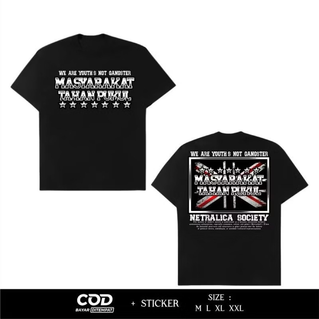 KAOS/TSHIRT MASYARAKAT TAHAN PUKUL