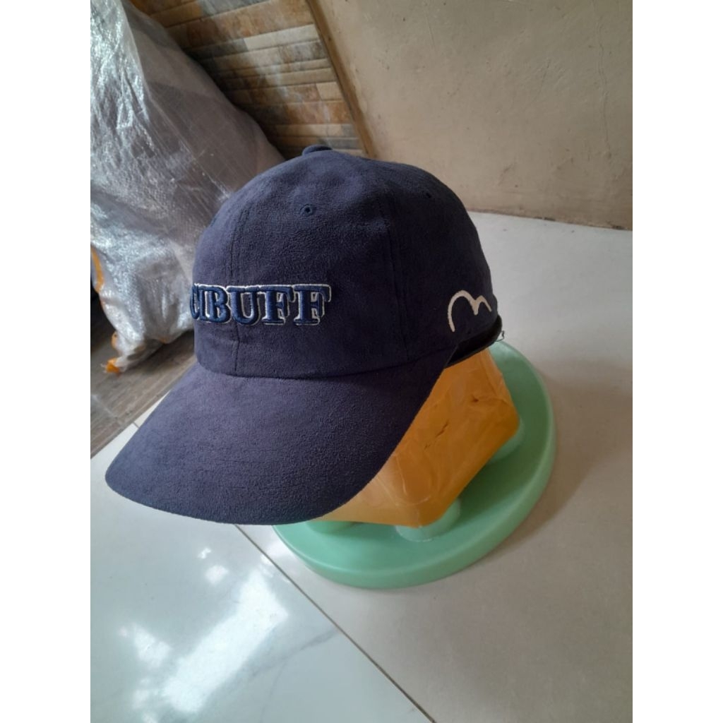 TOPI VINTAGE EVISU X CIBUFF KULIT SUEDE