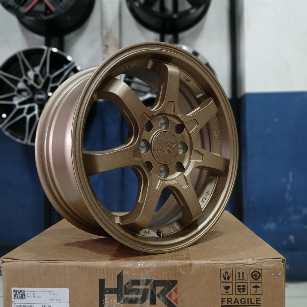 Jual Velg TE37 Ring15 Original HSR BOROKO TJH R15 Cocok Buat Avanza,Yaris,Calya,Sigra,Jazz,Xenia