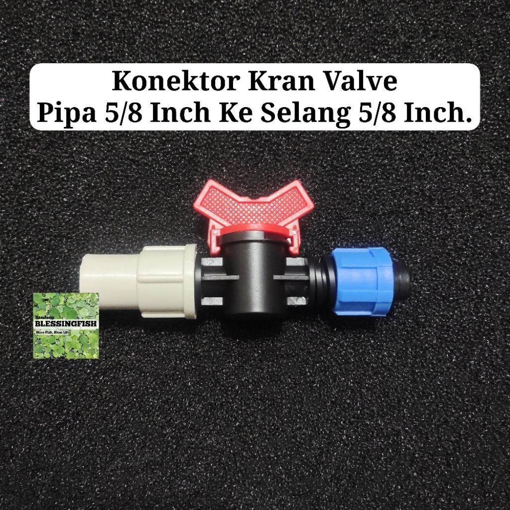 Konektor Kran Valve Drip Tape Pipa 5/8 Inch Ke Selang 5/8 Inch Filtrasi Aquarium Konektor Kran Pipa 