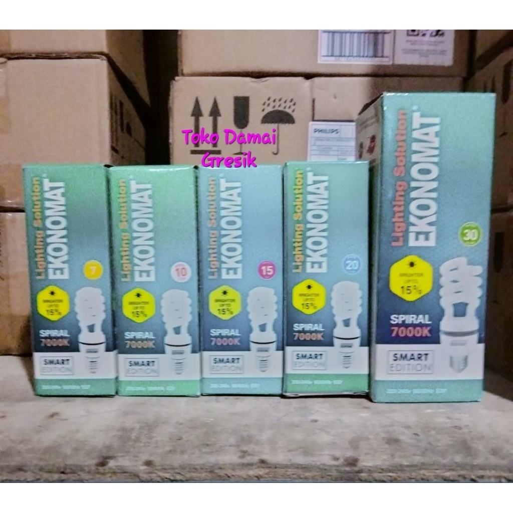 Obral Ekonomat Schnei net lampu LHE 7W 10W 15W 20W 30w SNI Lampu Hemat Energi Kaca Spiral Tornado Sc