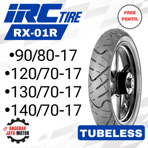 BAN MOTOR IRC RX01 R 120/70-17 130/70-17 TUBELESS