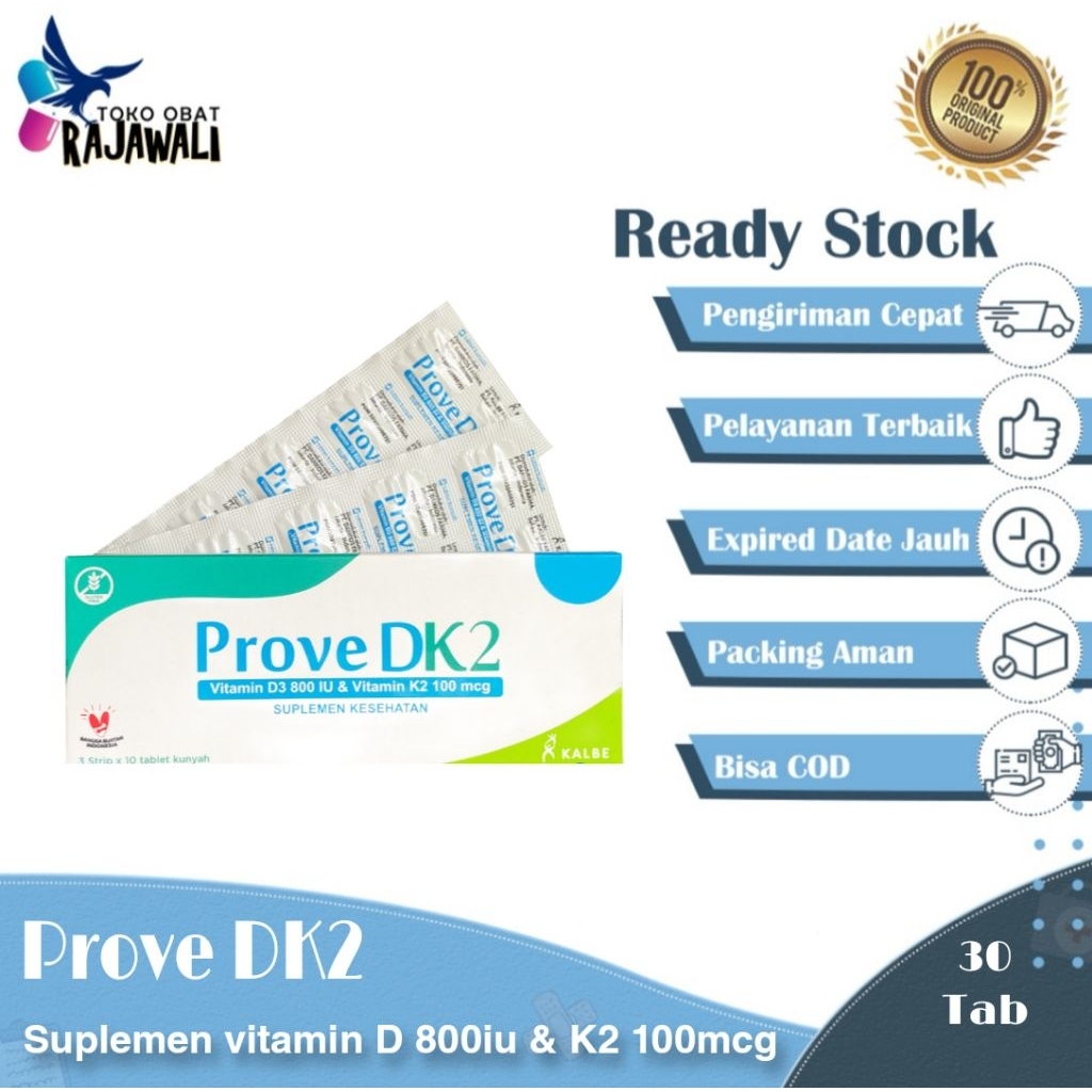 vitamin k prove dk2 vitamin D3 800iu K2 100mcg box 30 tablet
