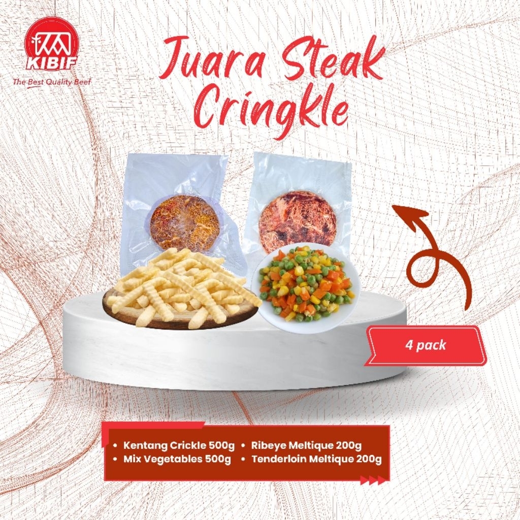 

Sale 7.7 Juara Steak Crinckle