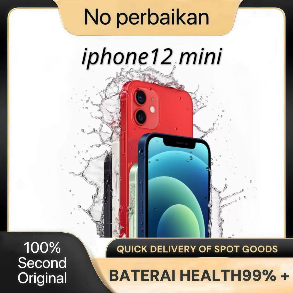 iphone12 Mini 64GB/128GB/256GB BLUE Second 100% Original Fullset Mulus New/ Bergaransi IP12MINI