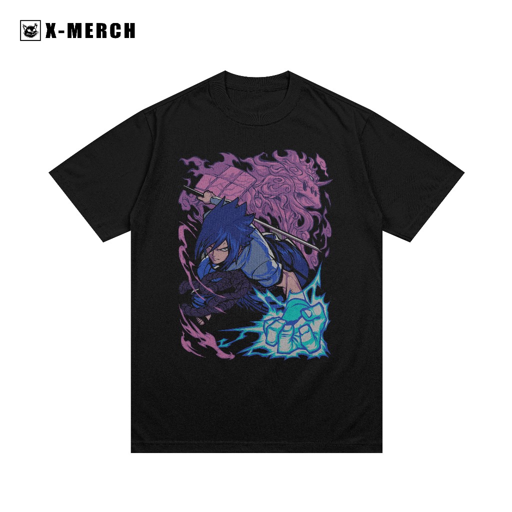 Kaos Uchiha Sasuke - Susano Edition - Fashion Baju Anime Unisex