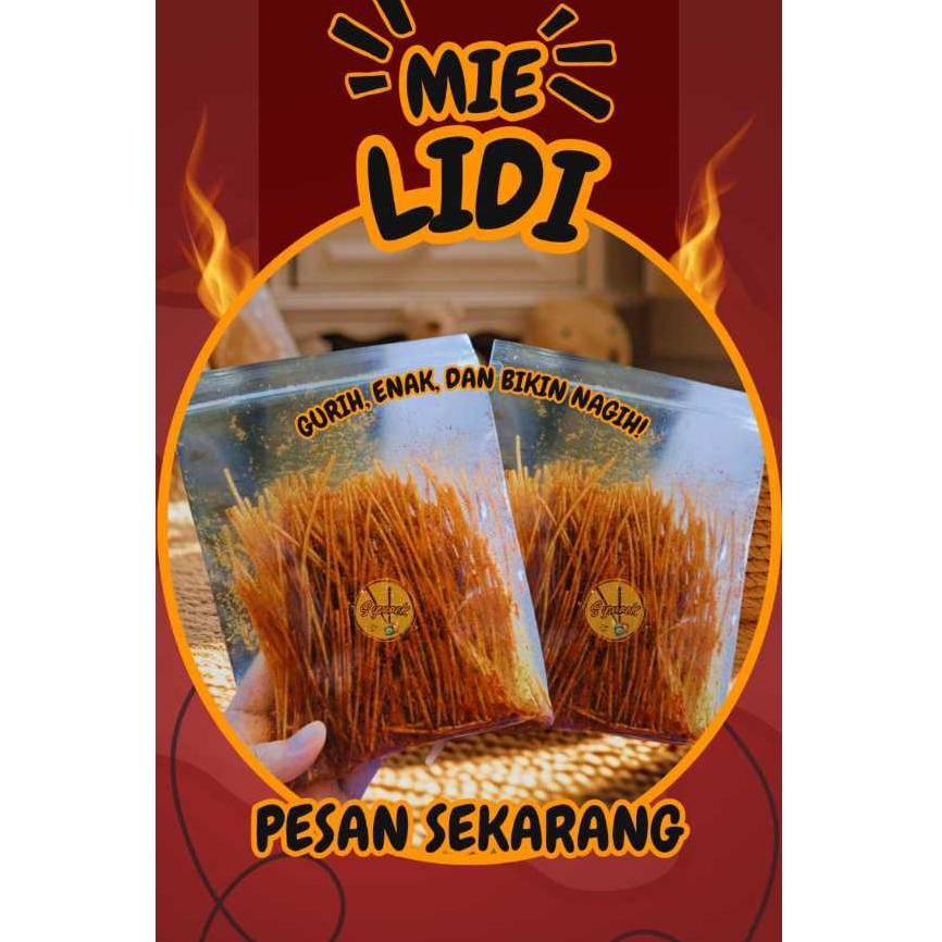 

[ BISA COD ] Cemilan MIE LIDI ASIN GURIH PEDAS SNACK MI LIDI MURAH MIE LIDI Pedas
