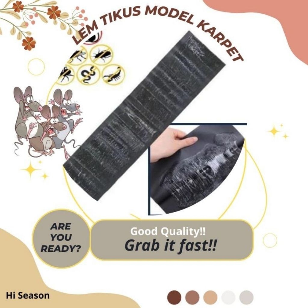 LEM TIKUS KARPET JEBAKAN TIKUS PENJEBAK TIKUS PANJANG