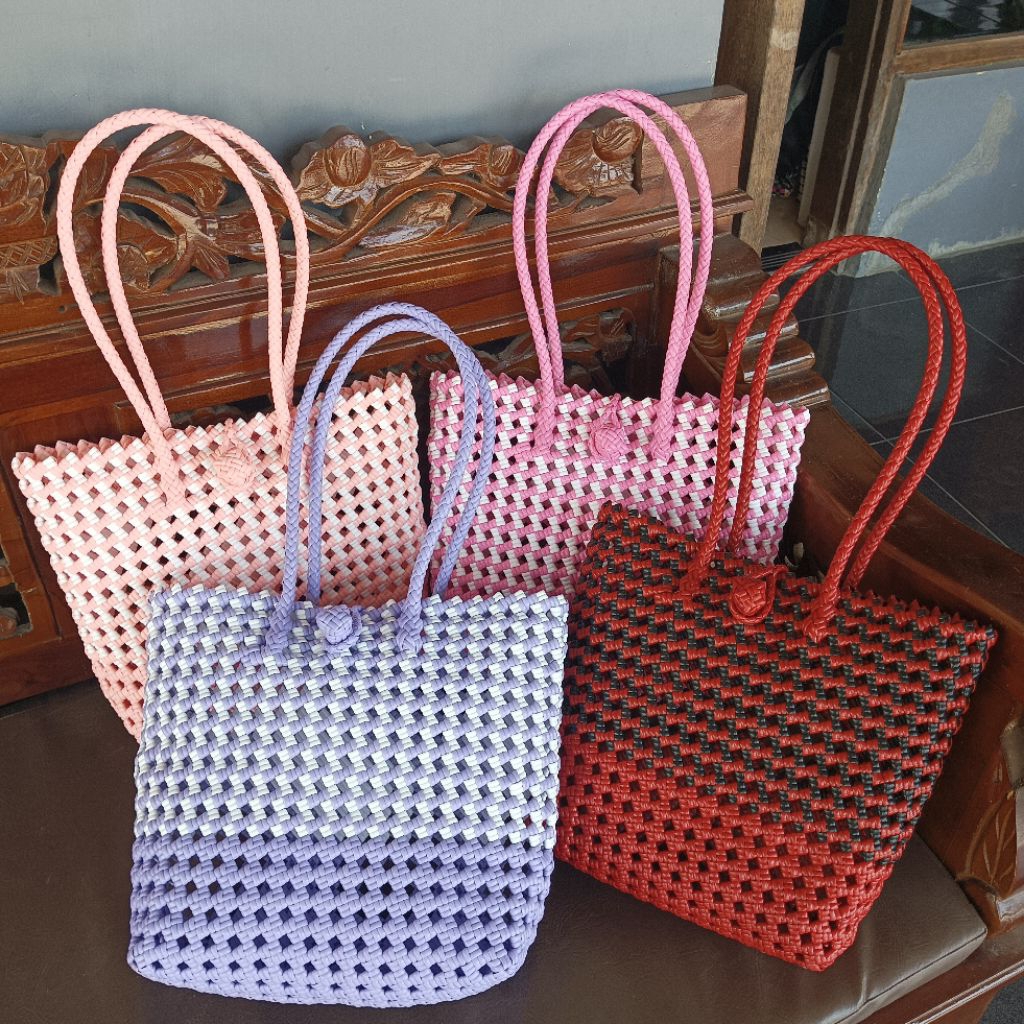 Sekar Bag / Tas Jali 2 line / Tas Anyaman Jepang