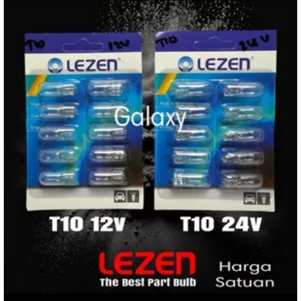 Bohlam Lezen T10 - 12v Dan 24v