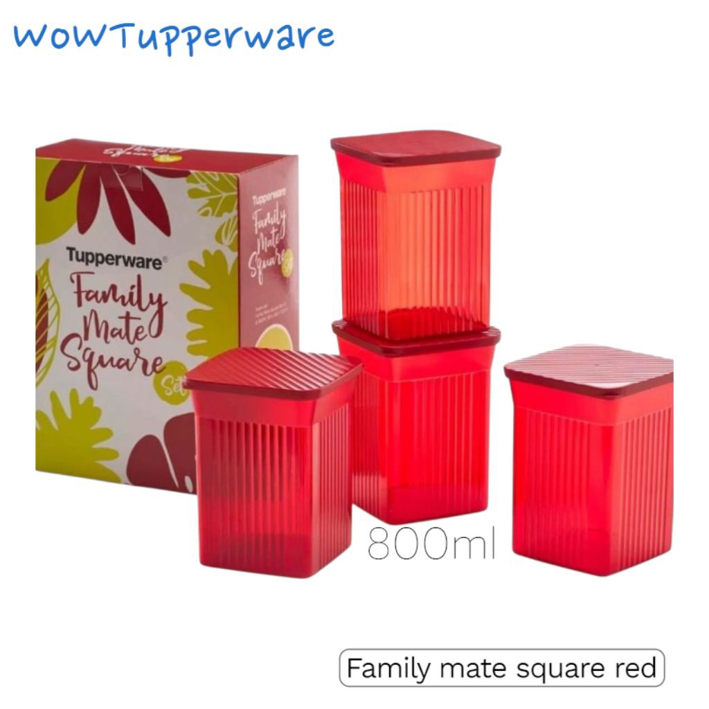 Tupperware Ori 100% Family Mate / Square / Round / mini