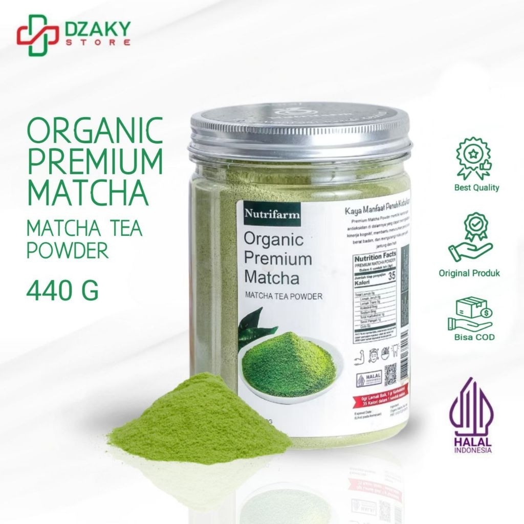 

Matcha Powder Organic Premium - Bubuk Matcha Minuman Premium 440Gr
