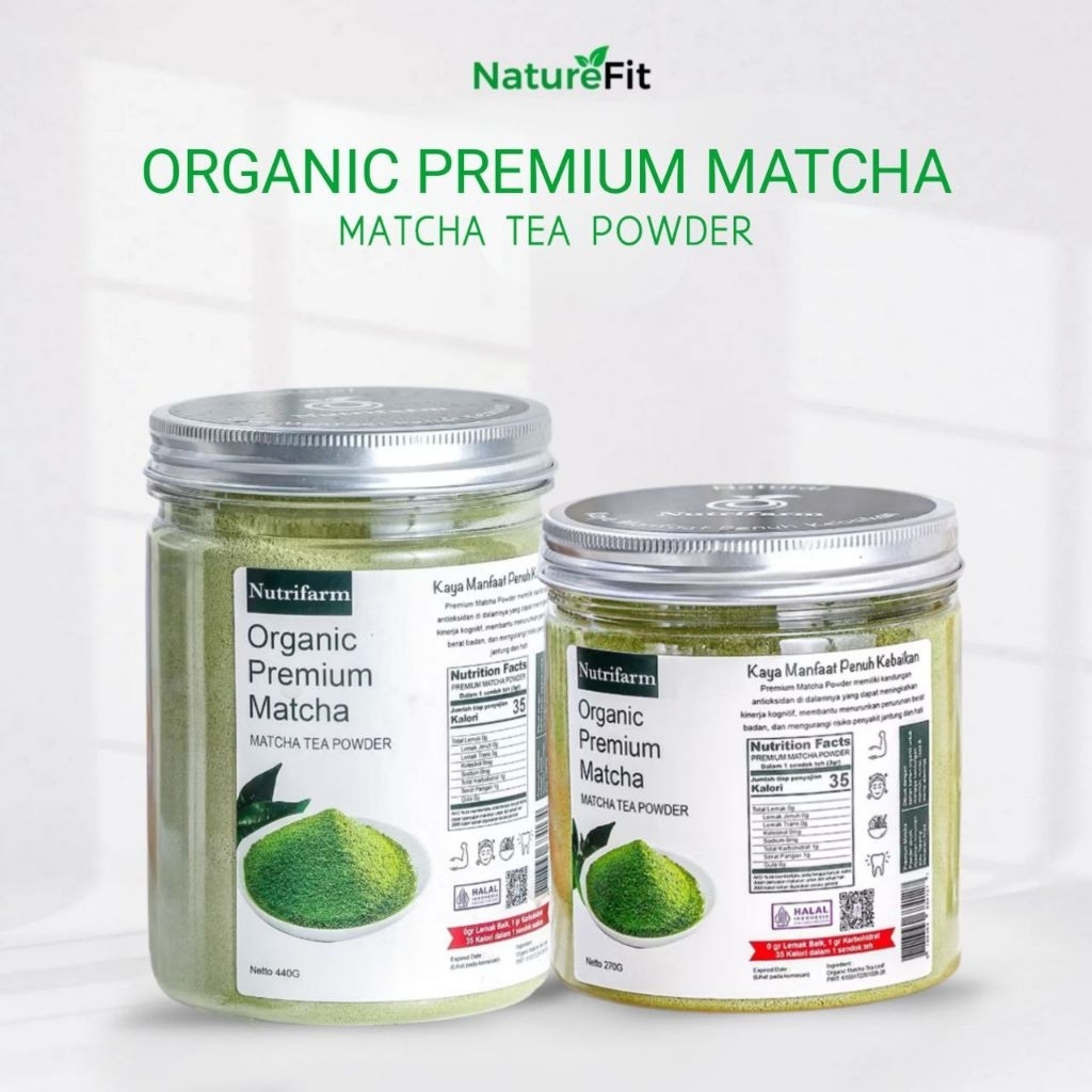 

Matcha Powder Organic Premium - Bubuk Matcha Minuman Premium 270Gr & 440Gr