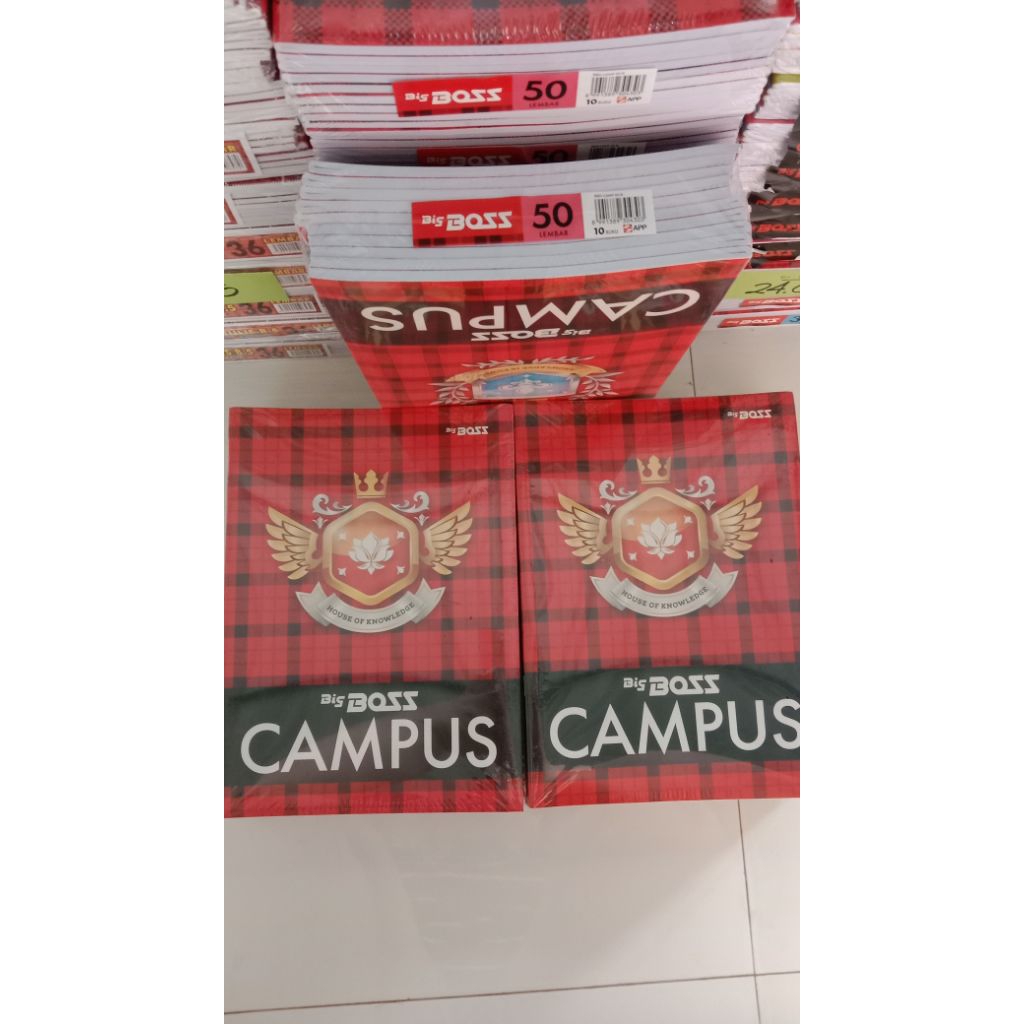 

Buku BIG BOSS CAMPUS ISI 50 lembar isi 10 Buku
