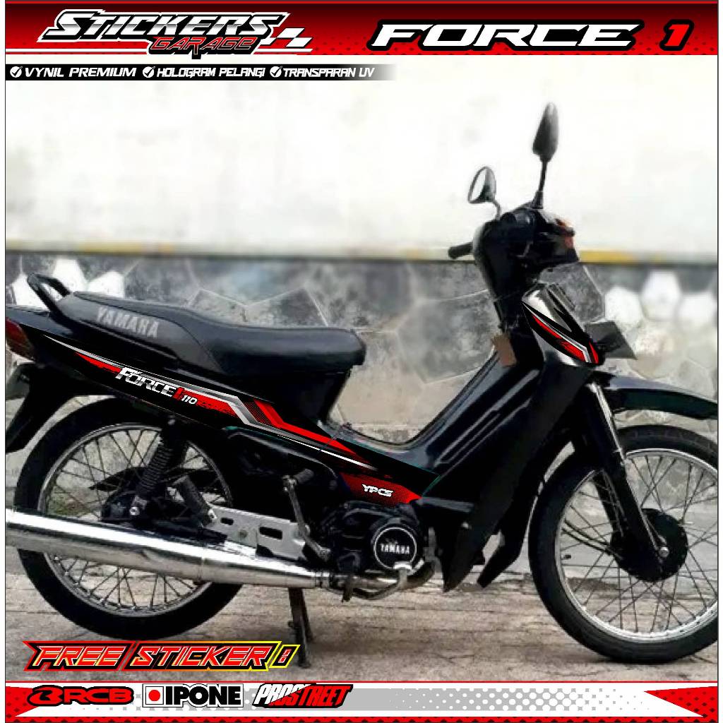 STRIPING VARIASI YAMAHA VEGA FORCE 1 / STICKER LIST VARIASI MOTOR YAMAHA VEGA FORCE 1