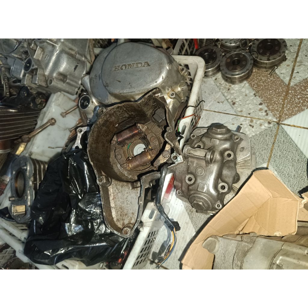 mesin jamus 3 valve set sesuai foto kondisi hidup halus