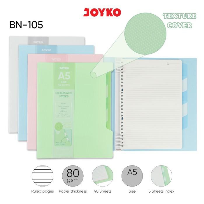 

Binder Note Ring File / Buku Binder Joyko BN-105 A5
