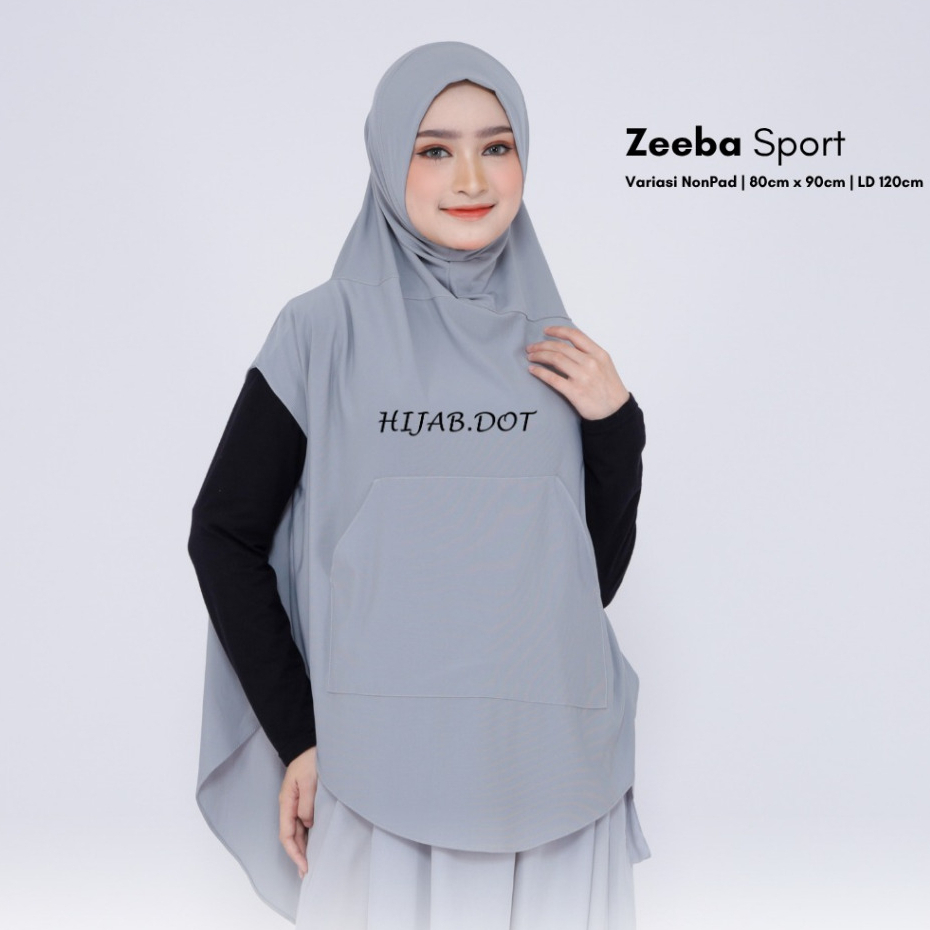 HIJAB.DOT - Zeeba Hijab Olahraga Jersey Premium Jilbab Sport Rompi
