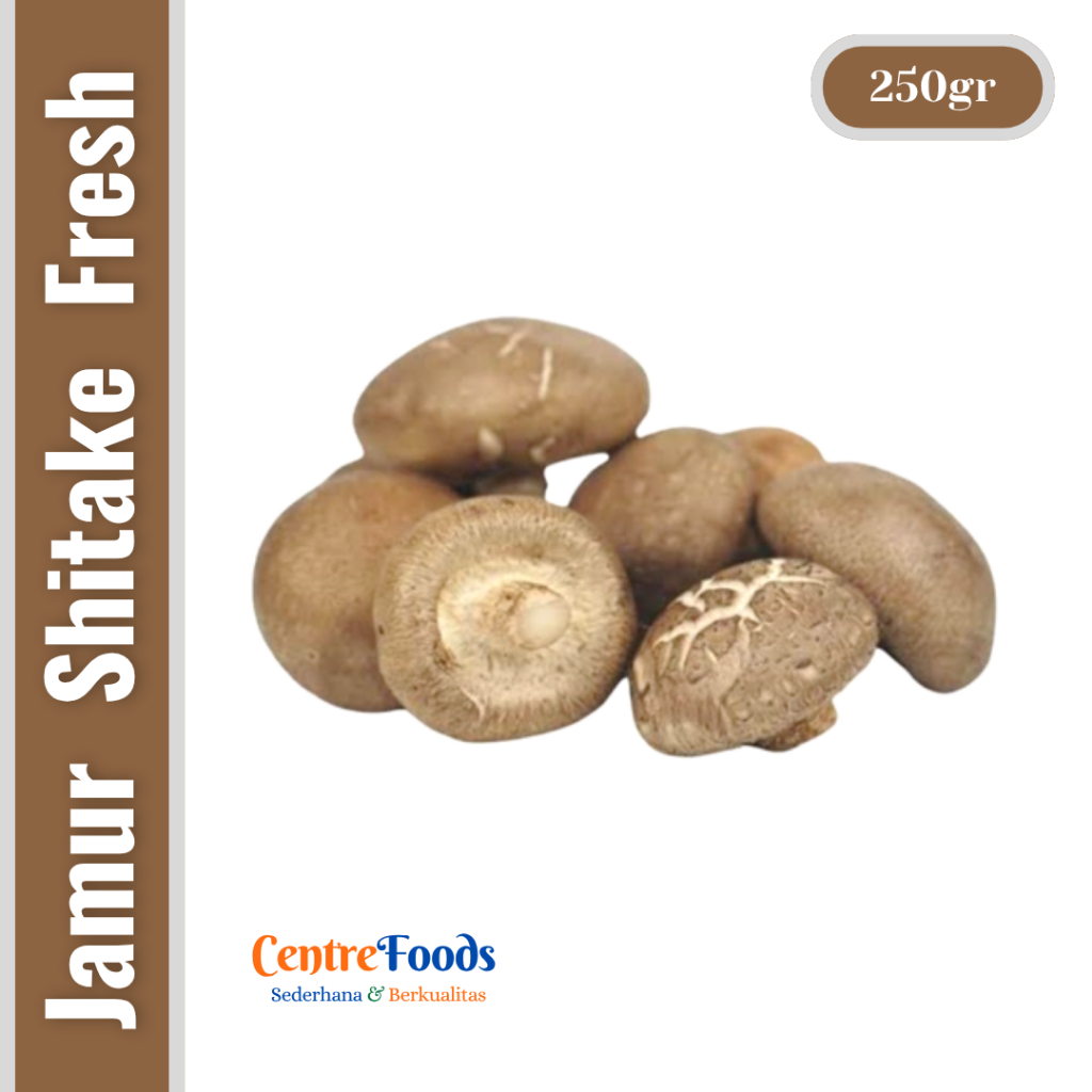 

Jamur Shitake Segar - Jamur Jepang Hioko Import Fresh | 250gr [ Harga Per BKS ]