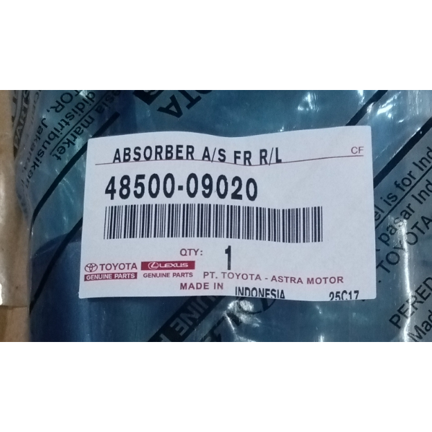 SHOCKBREKER TOYOTA KIJANG 5K / 7K BAGIAN DEPAN / 48500-09020