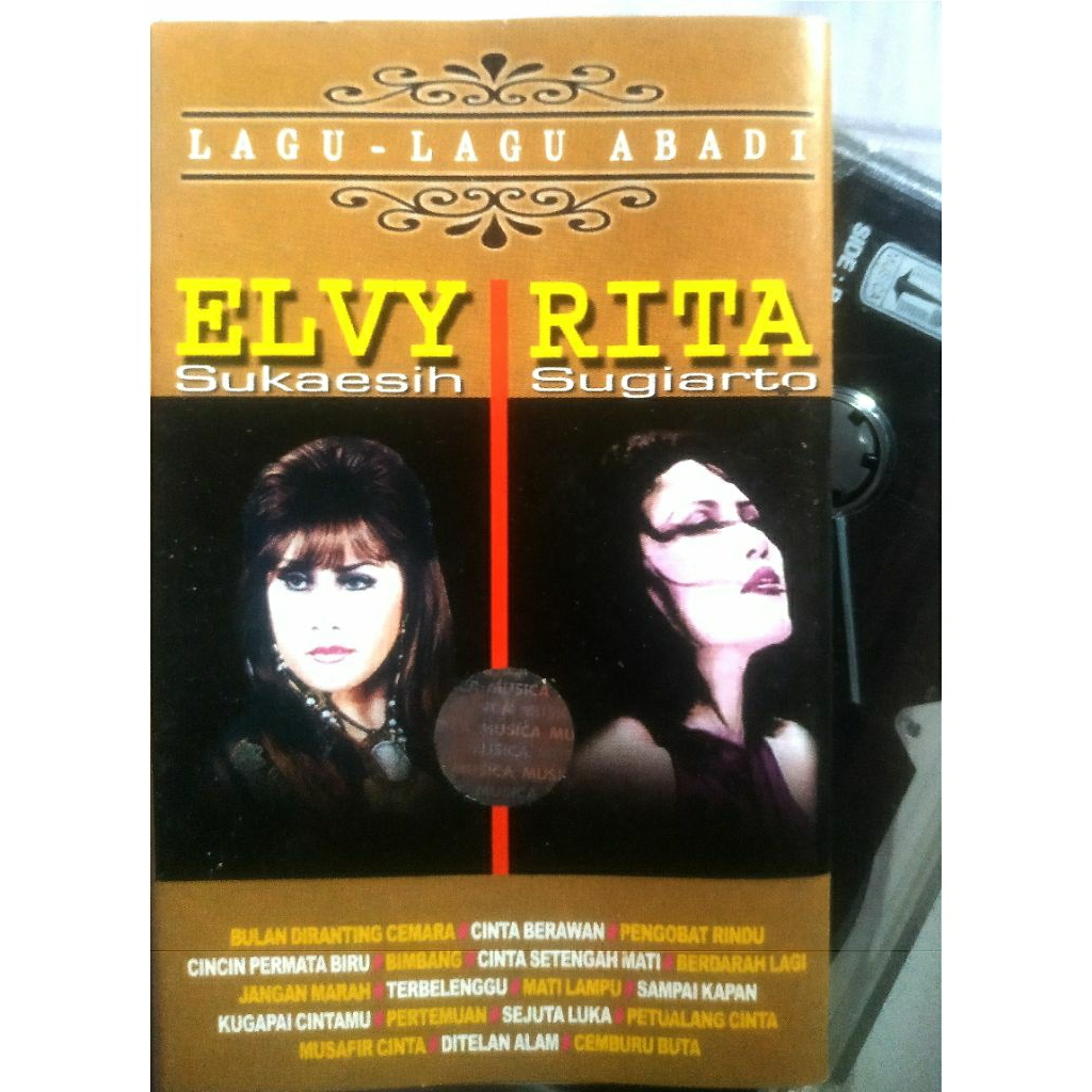 Audio kaset pita Original Dangdut Elvy Sukaesih dan Rita Sugiarto Lagu2 Abadi