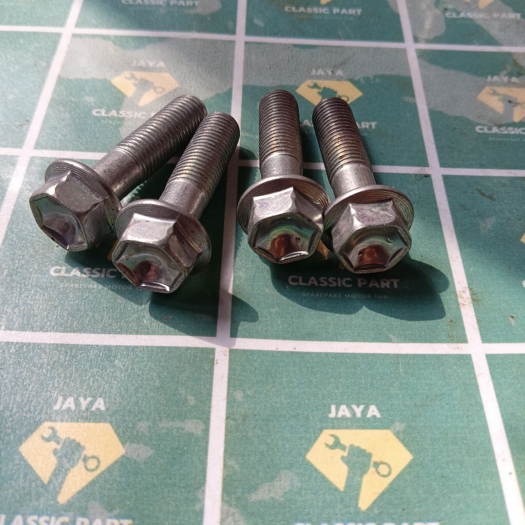 4PCS BAUT SEGITIGA SHOCK DEPAN BEAT VARIO SCOOPY ORIGINAL