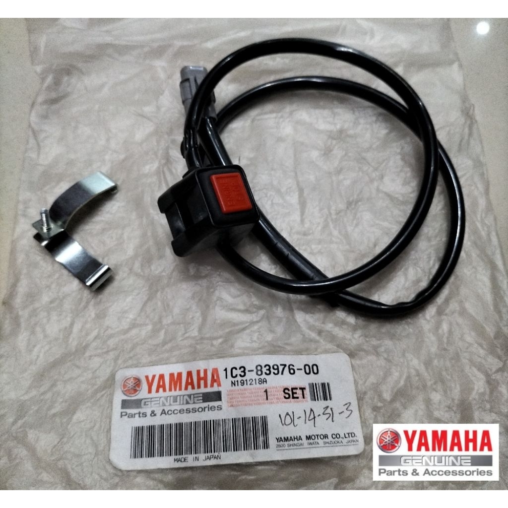 ENGINE STOP SWITCH HANDLE YZ 125 ORIGINAL YAMAHA YGP ASLI NOS JAPAN