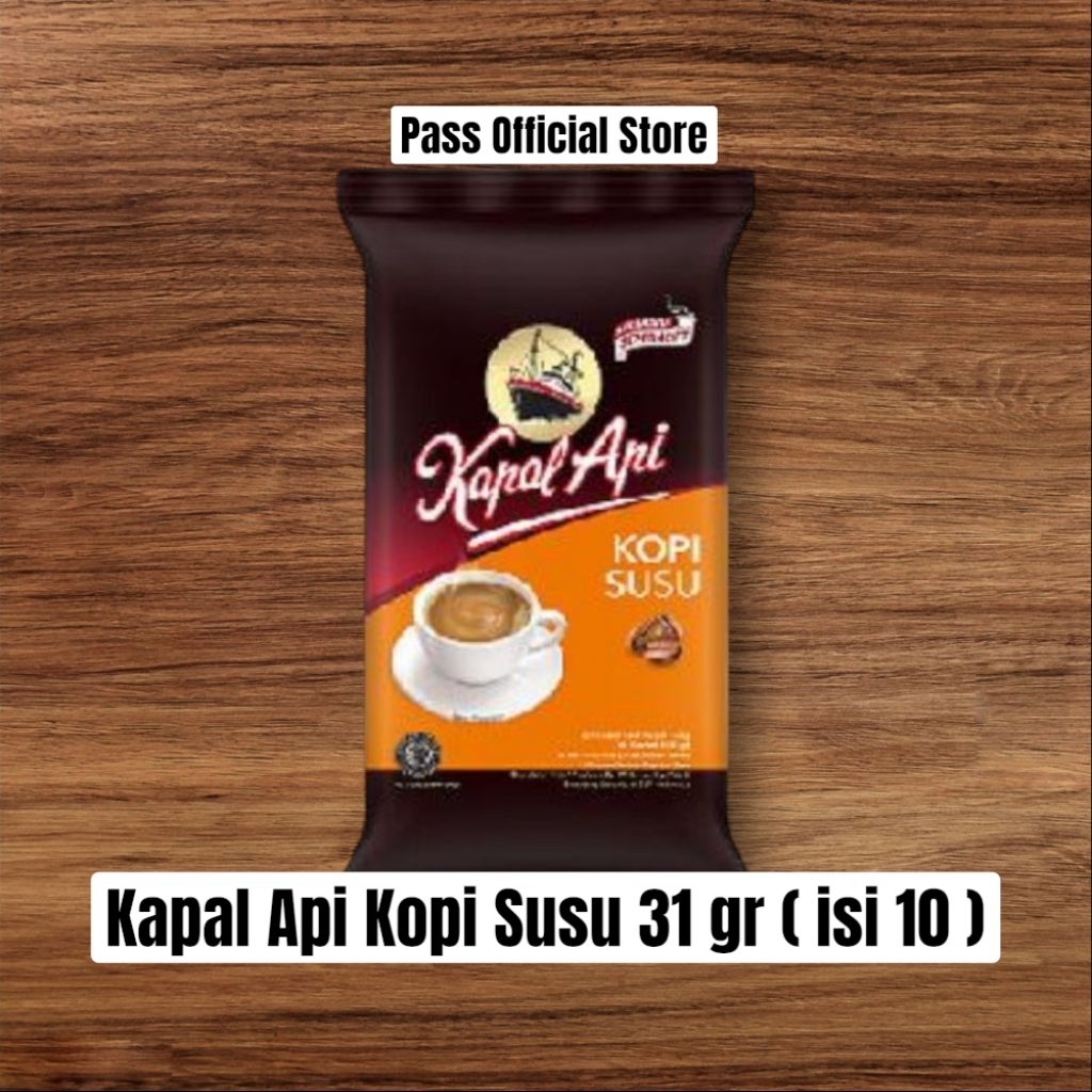 

Kapal Api Kopi Susu 31 gr isi 10