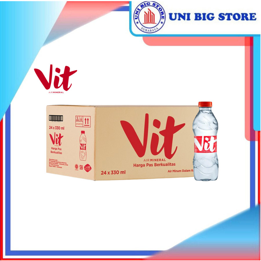 

VIT Air Mineral Botol 330 ml 24 pcs DUS