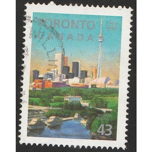 

A 12675 SATU BUAH PRANGKO CANADA NOMINAL 43C TEMA TORONTO DENGAN KONDISI SUDAH ADA CAP