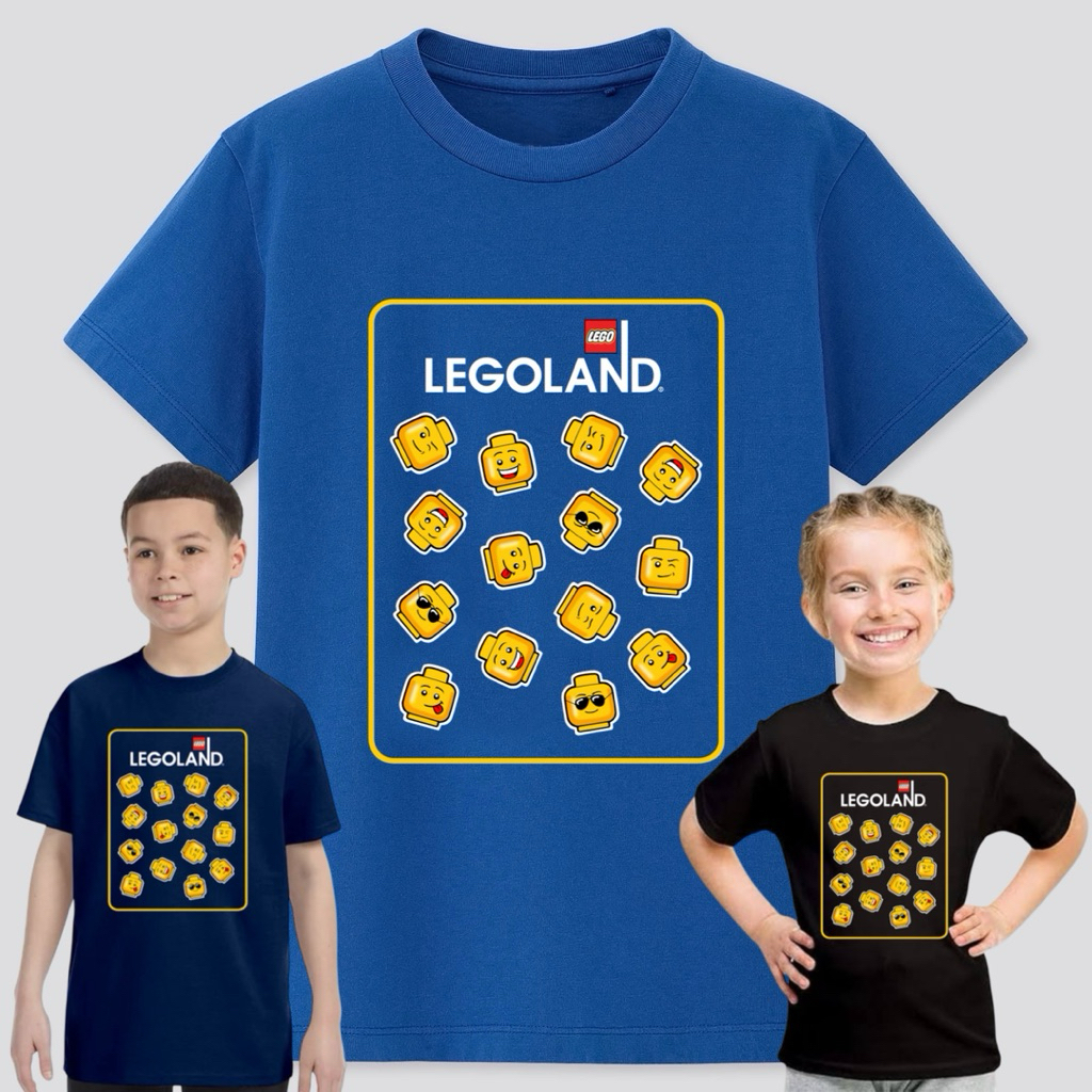 KAOS ANAK KARAKTER LEGO “LEGOLAND SMILEY BOX”