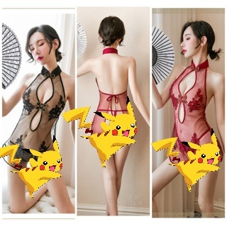 [oddsolshop] pekanbaru/Lingerie Set (Chinese Dress, CD) Model Babydolls Cheongsam Cantik Elegan 784