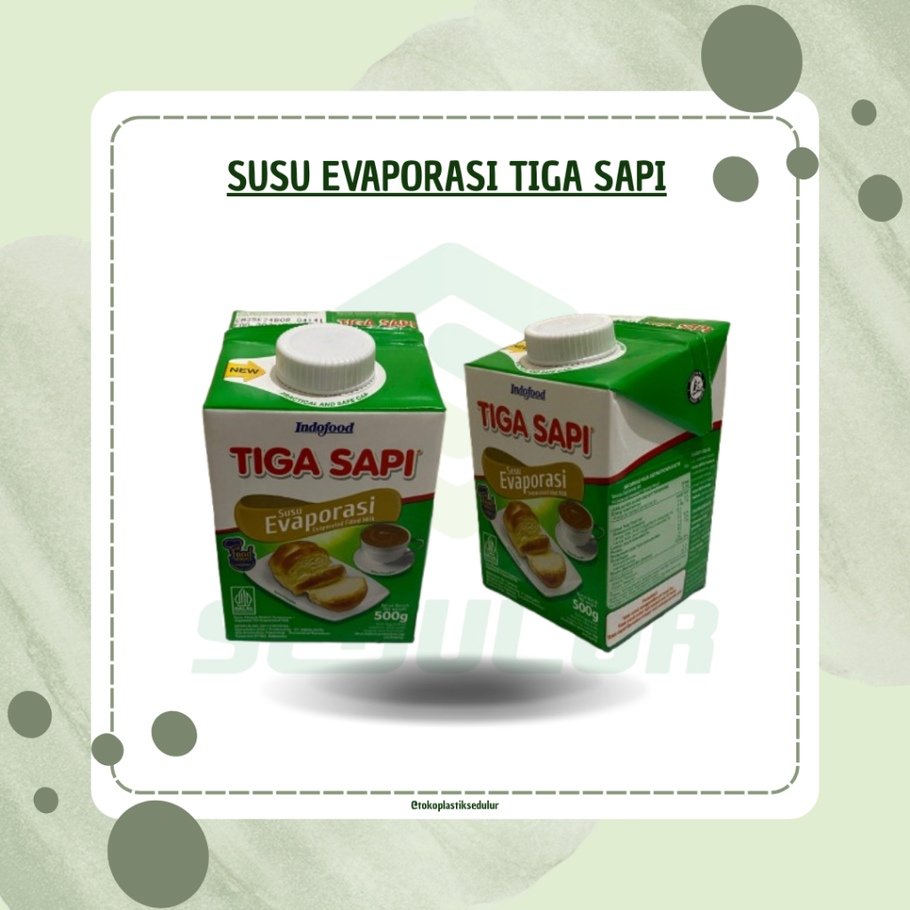 

SUSU EVAPORASI MERK TIGA SAPI 500GR