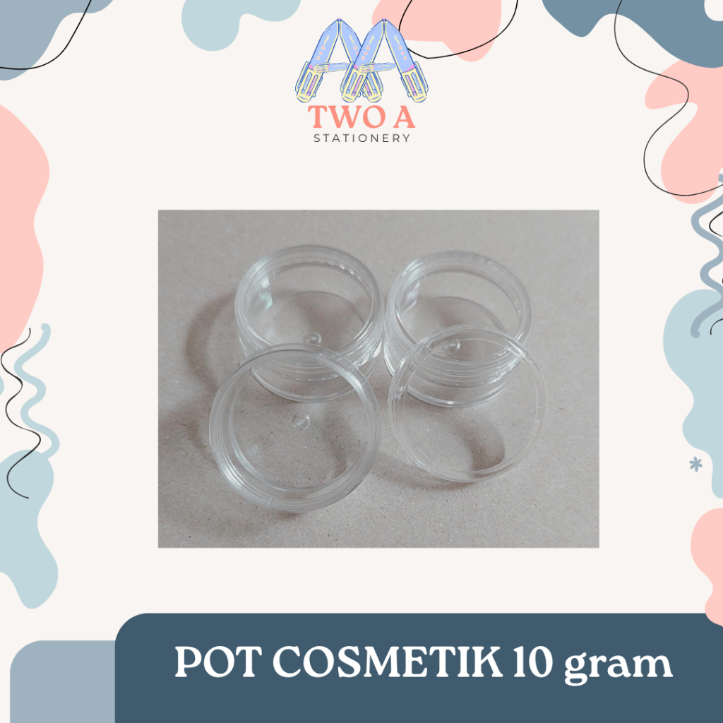 POT KOSMETIK 10 GRAM / POT CREAM / POT JAR KOSMETIK / WADAH CREAM 10 GRAM
