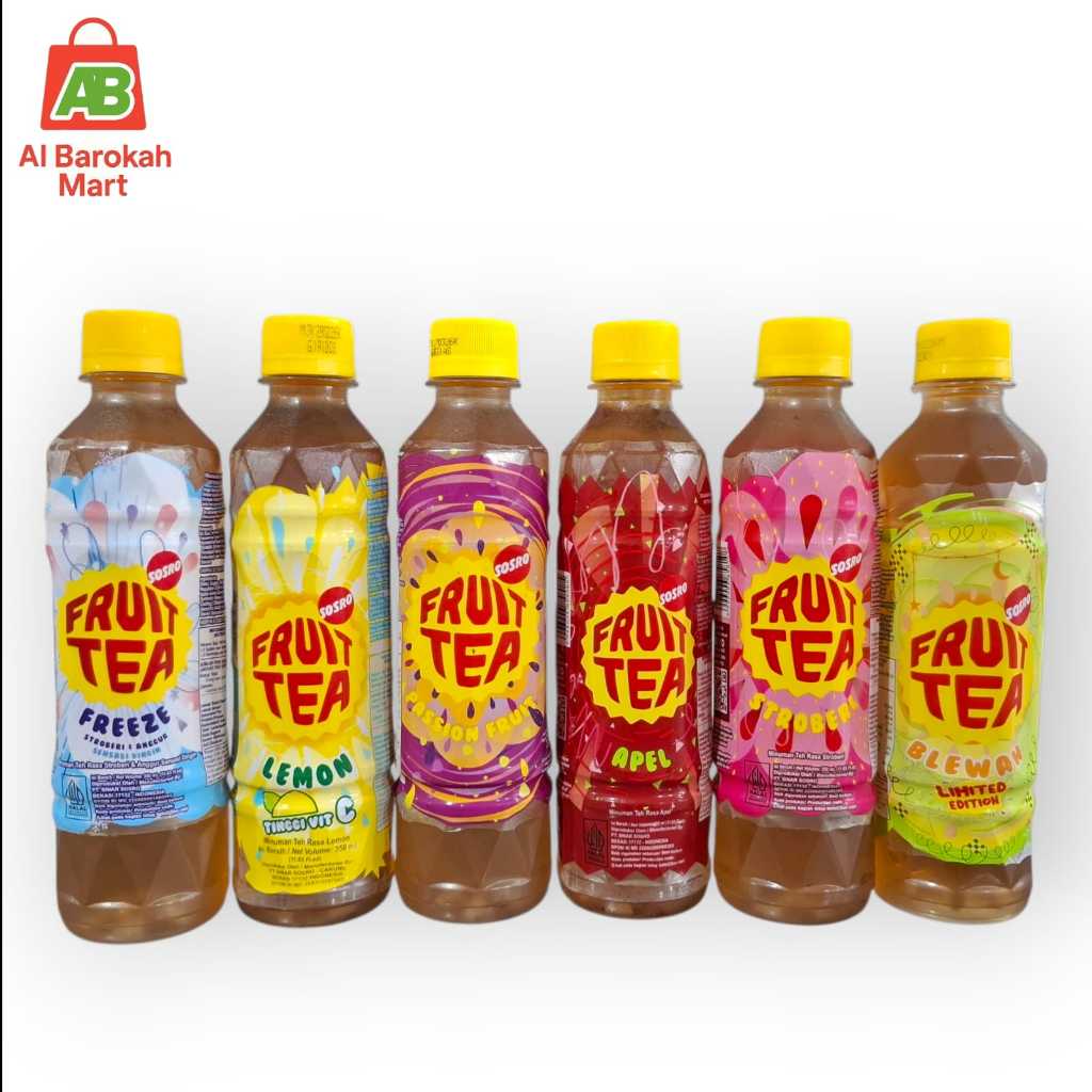 

Minuman Botol Siap Minum - Teh Fruit Tea Sosro 350 ml | Makin Banyak Makin Murah