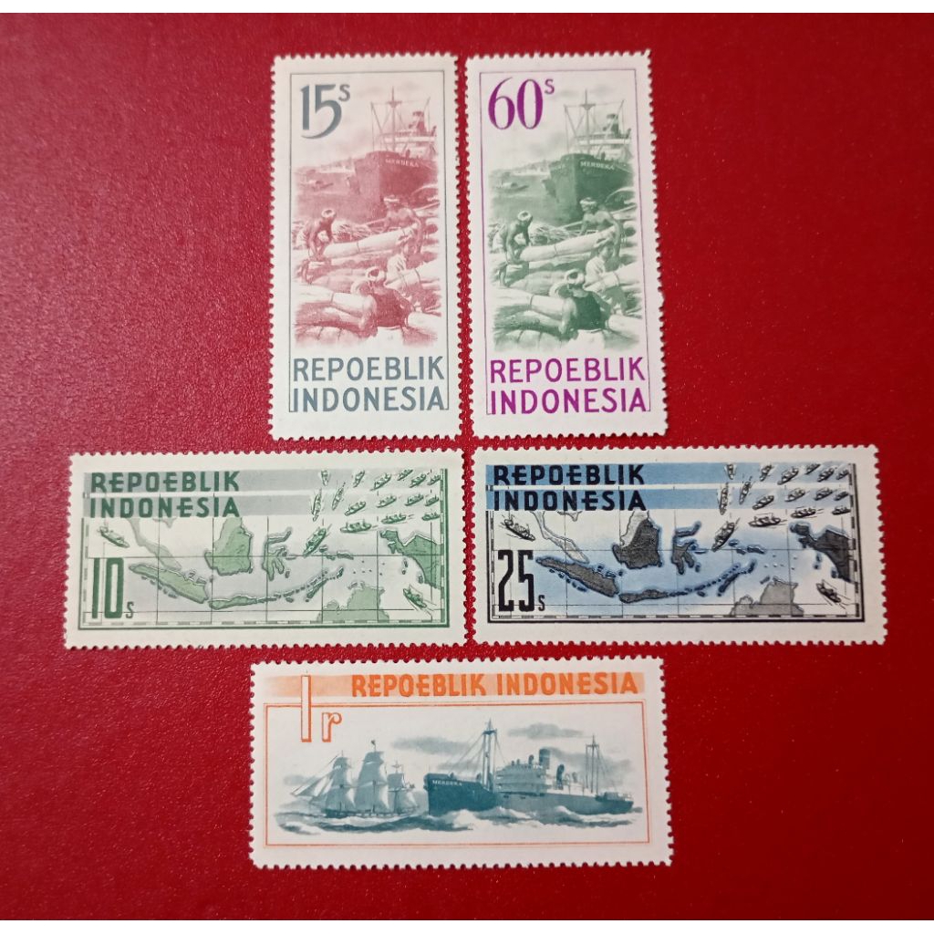 

PRANGKO INDONESIA WINA MENEMBUS BLOKADE BELANDA SET LENGKAP MINT