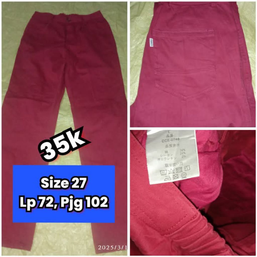 Celana Panjang Second