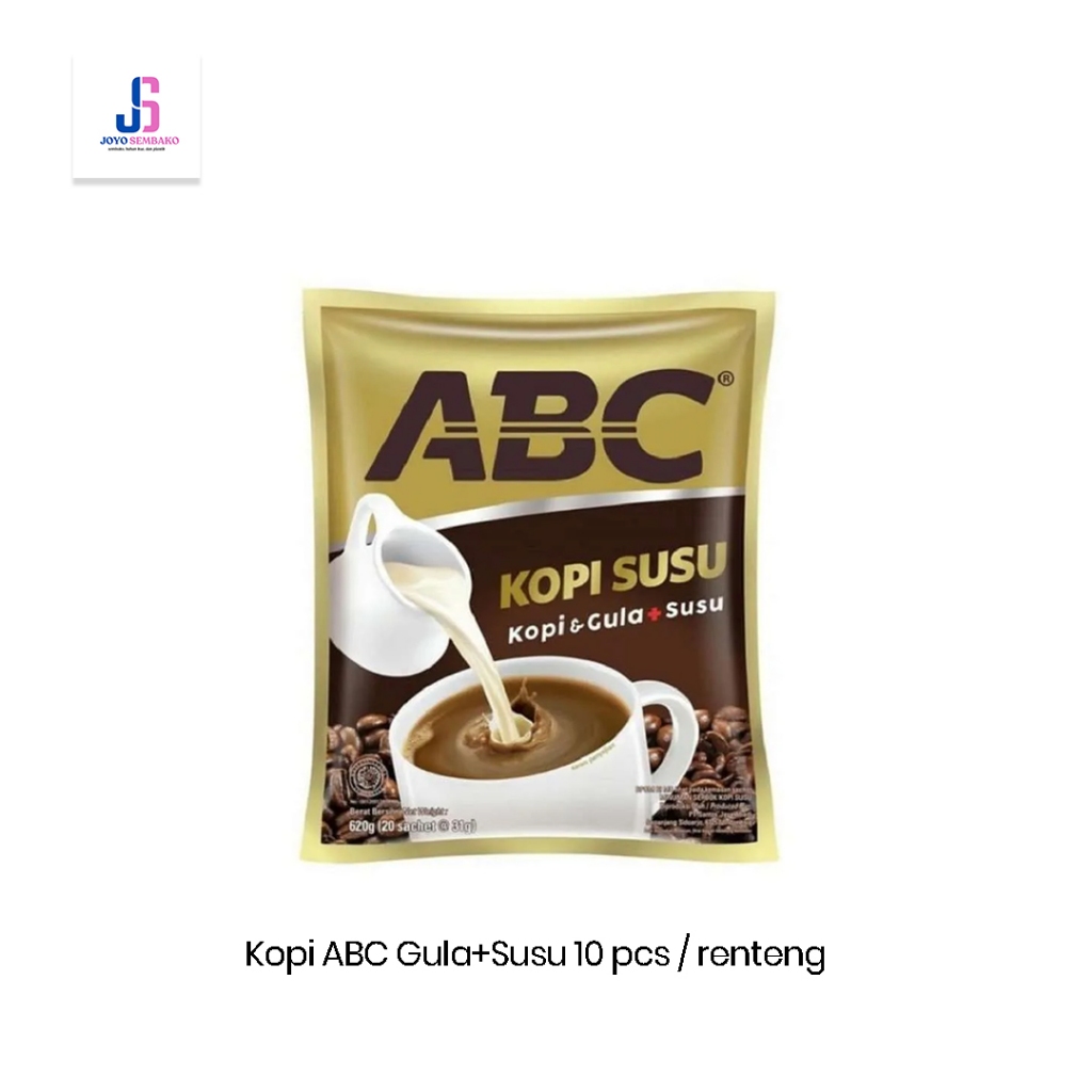 

KOPI ABC GULA + SUSU 10 PCS