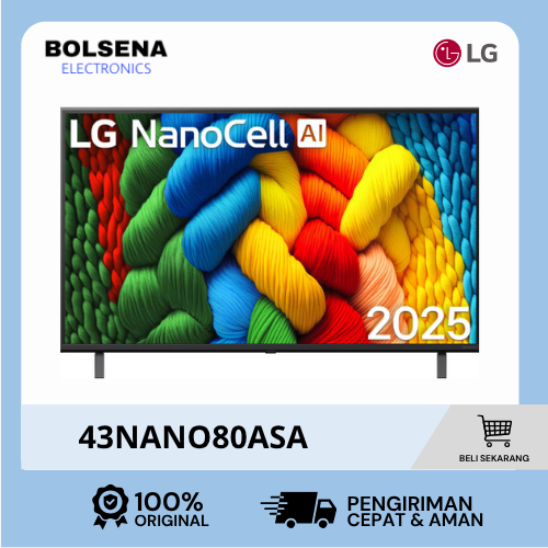 LG 43NANO80ASA Smart TV LG 43 inch NanoCell 4K UHD TV LG 43" 43NANO80