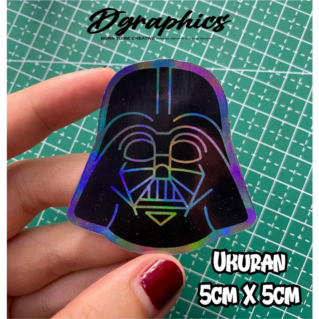 

Stiker Hologram Star Wars Darth Vader New